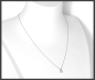 Preview: Brillant 585 Gold Collier 0,37ct, Si2; DGI Zertifikat